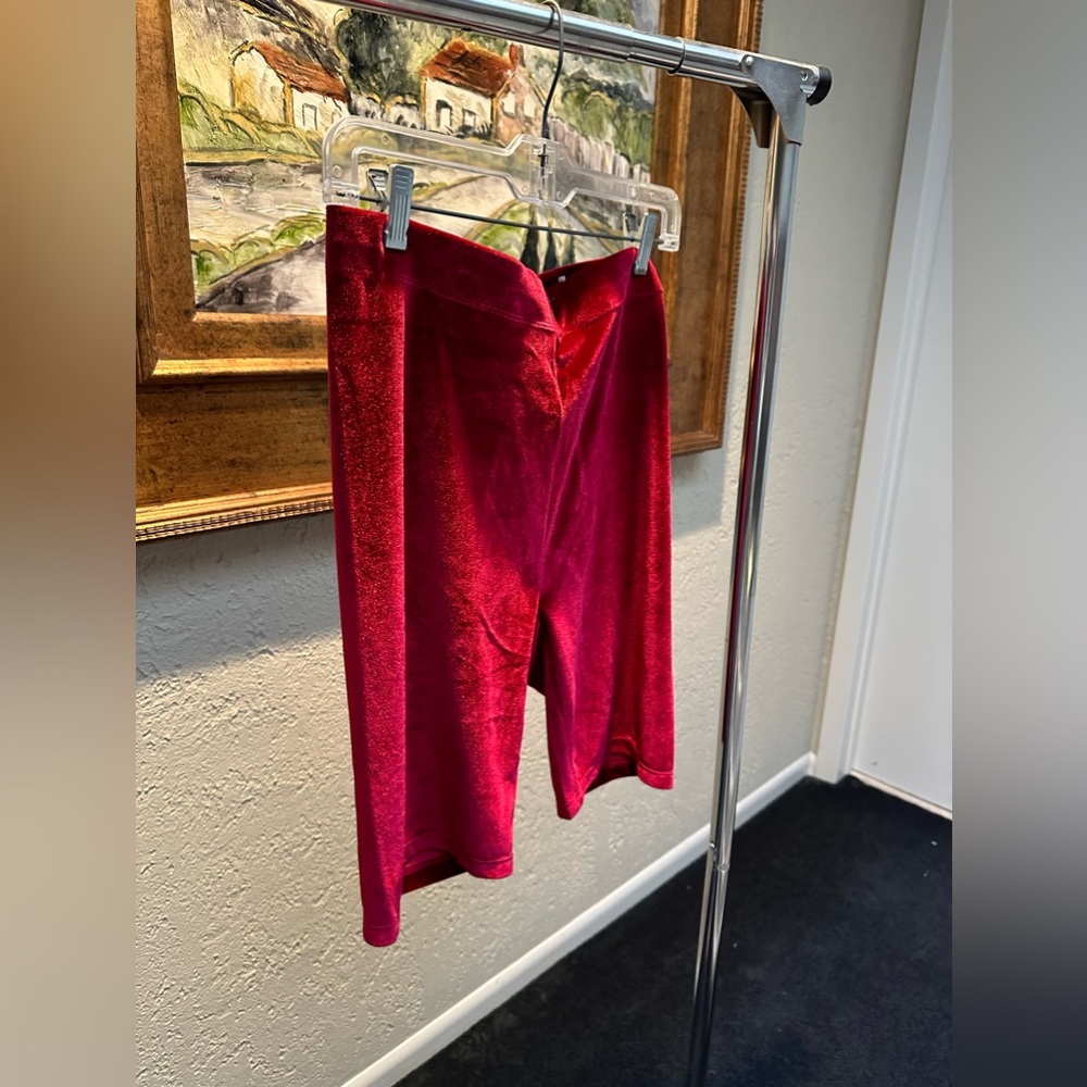 Fabletics Velour Bike Shorts